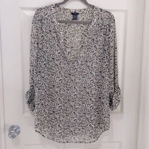 Ann Taylor floral blouse